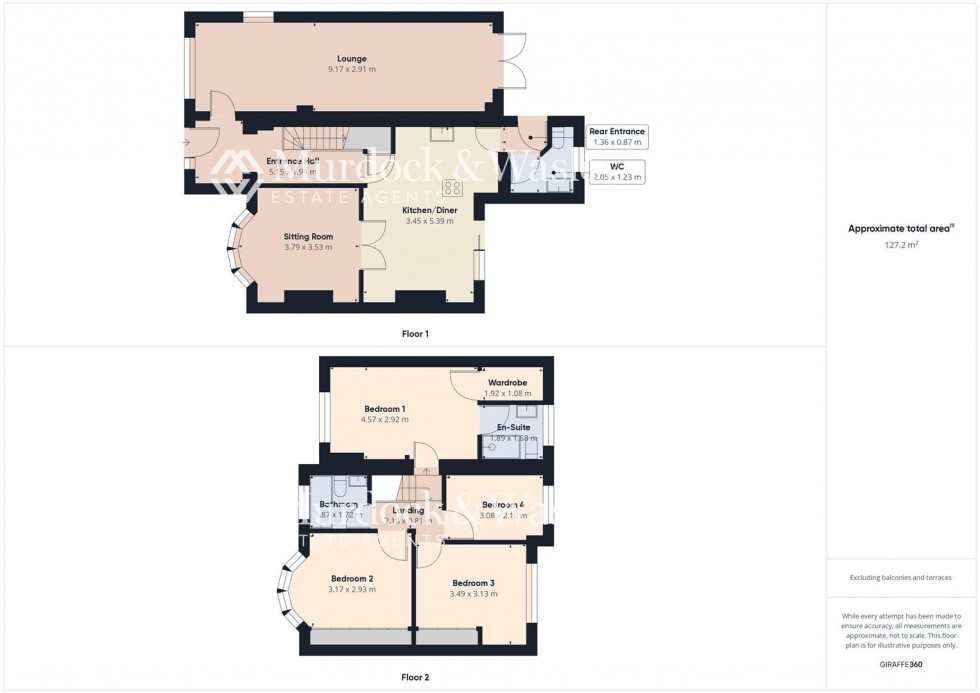 Floorplan for Kendal Road, Longlevens, Gloucester