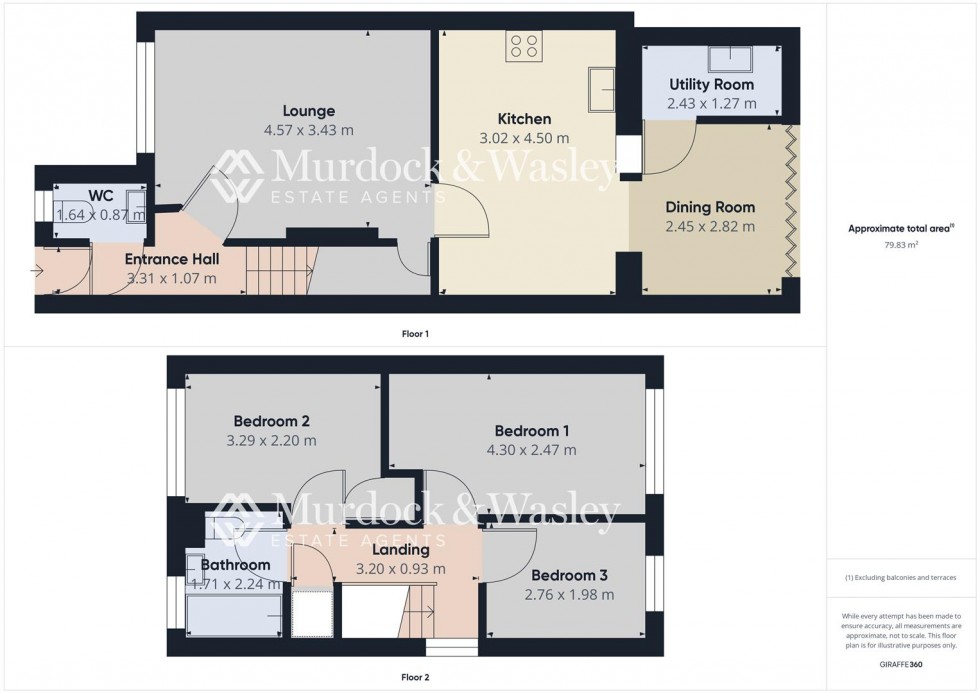 Floorplan for Hathorn Road, Hucclecote, Gloucester