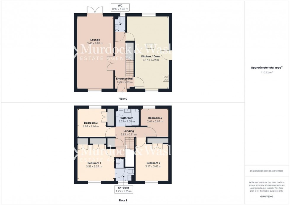 Floorplan for Coltishall Close, Quedgeley, Gloucester