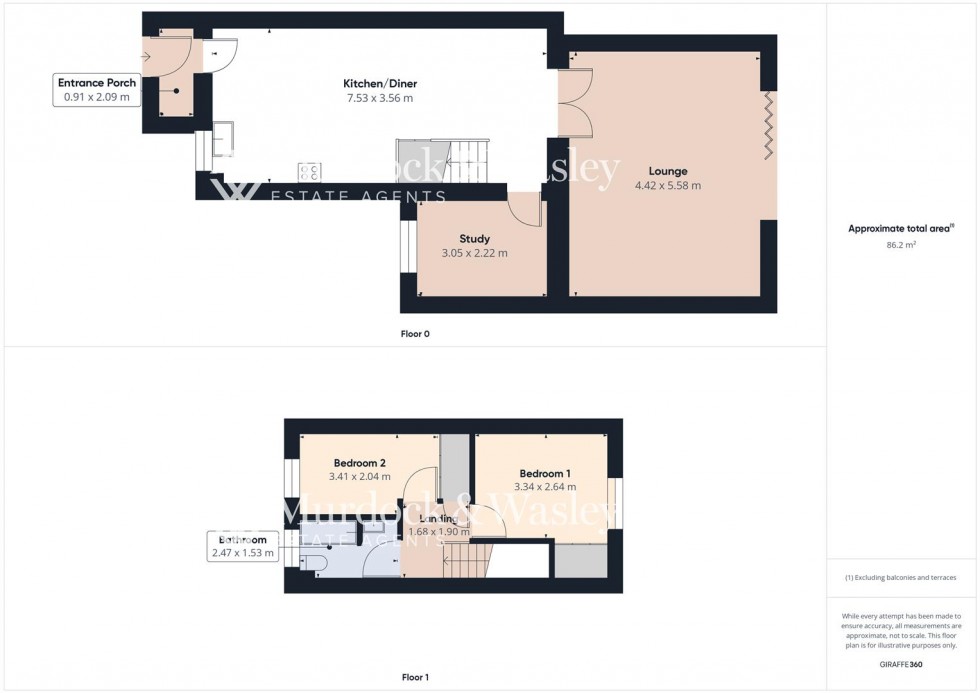 Floorplan for Tallis Road, Churchdown, Gloucester