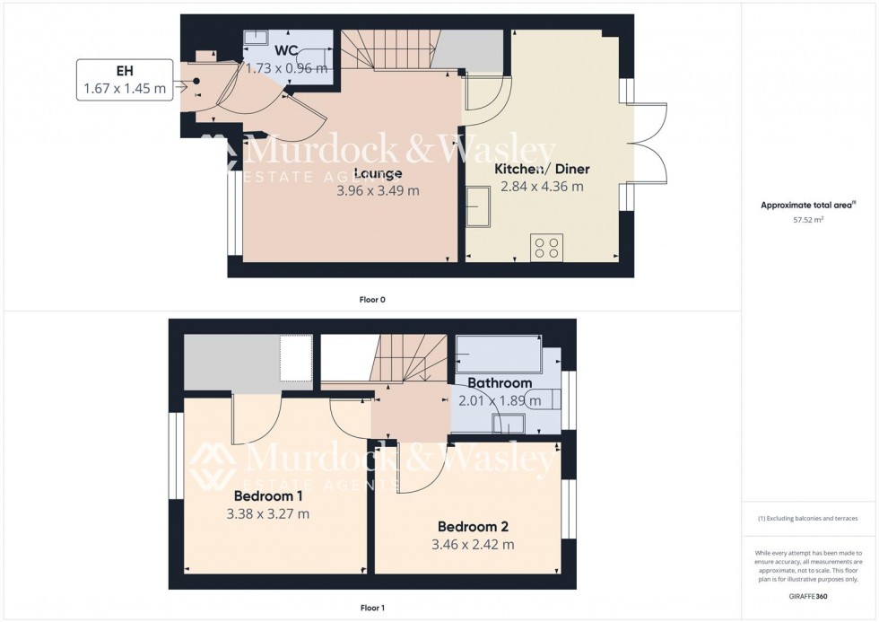 Floorplan for Hyatt Close, Longford, Gloucester