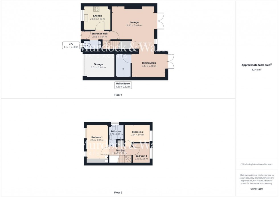 Floorplan for Magnolia Walk, Quedgeley, Gloucester