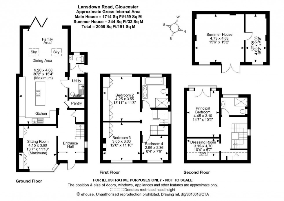 Floorplan for Lansdown Road, Gloucester