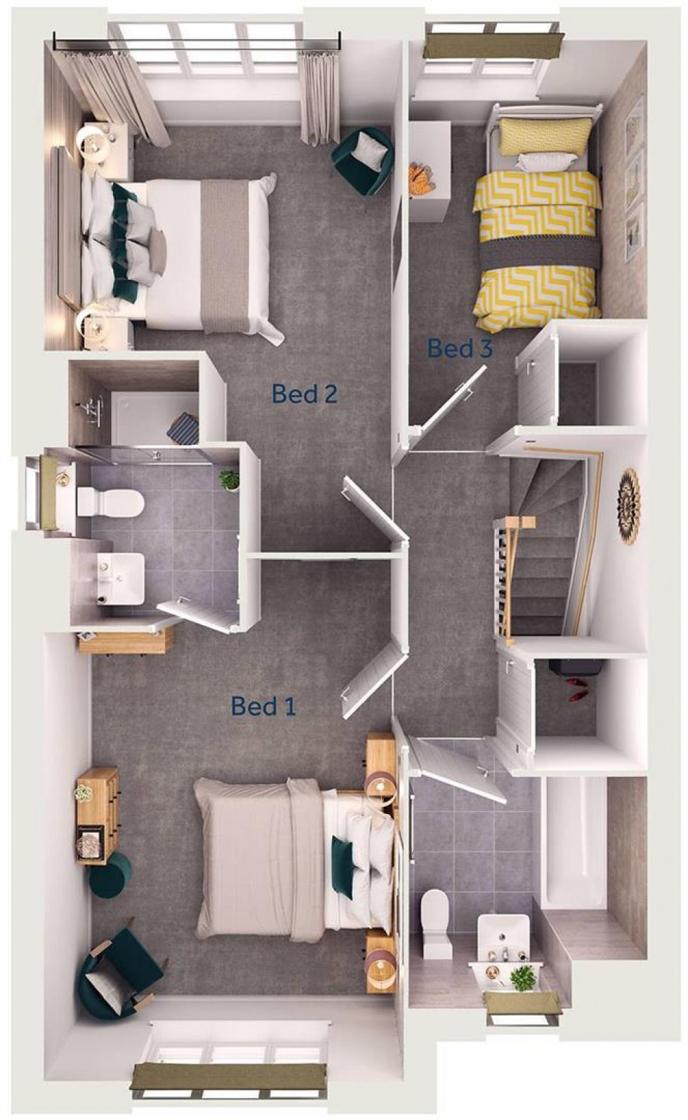 Floorplan for Leighton Close, Twigworth, Gloucester