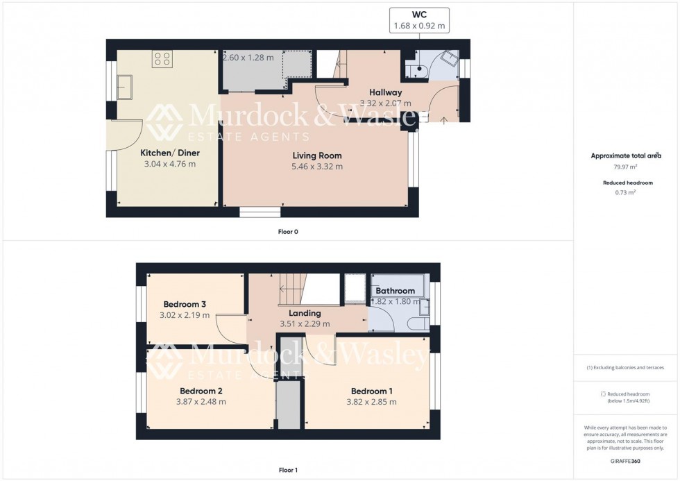 Floorplan for Sandalwood Drive, Hempsted, Gloucester