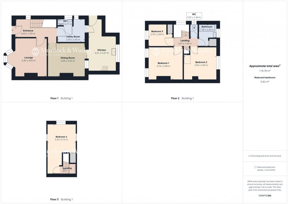 Floorplan for Brookside Villas, Armscroft, Coronation Grove, Gloucester