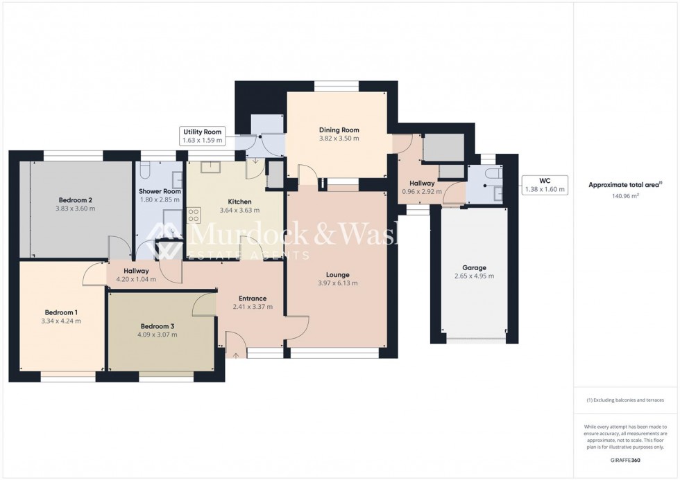 Floorplan for Ardmore Close, Tuffley, Gloucester