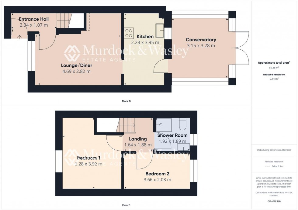 Floorplan for Foxglove Close, Abbeymead, Gloucester