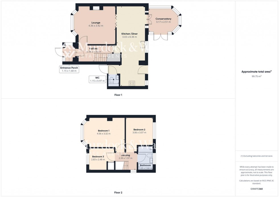 Floorplan for Lavington Drive, Longlevens, Gloucester