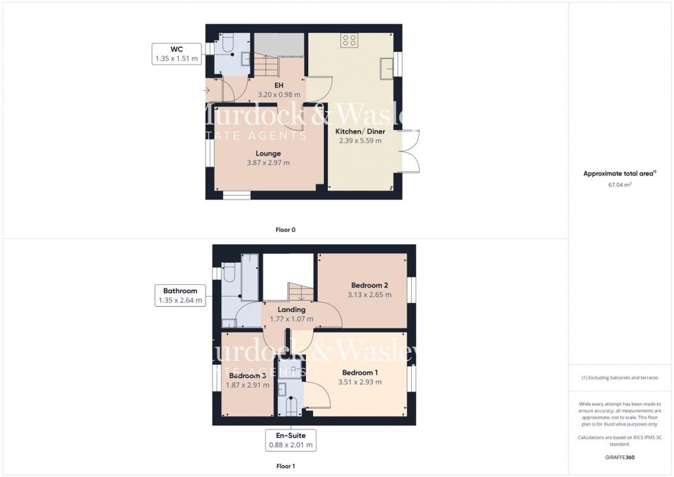 Floorplan for Aldergrove, Kingsway, Quedgeley, Gloucester