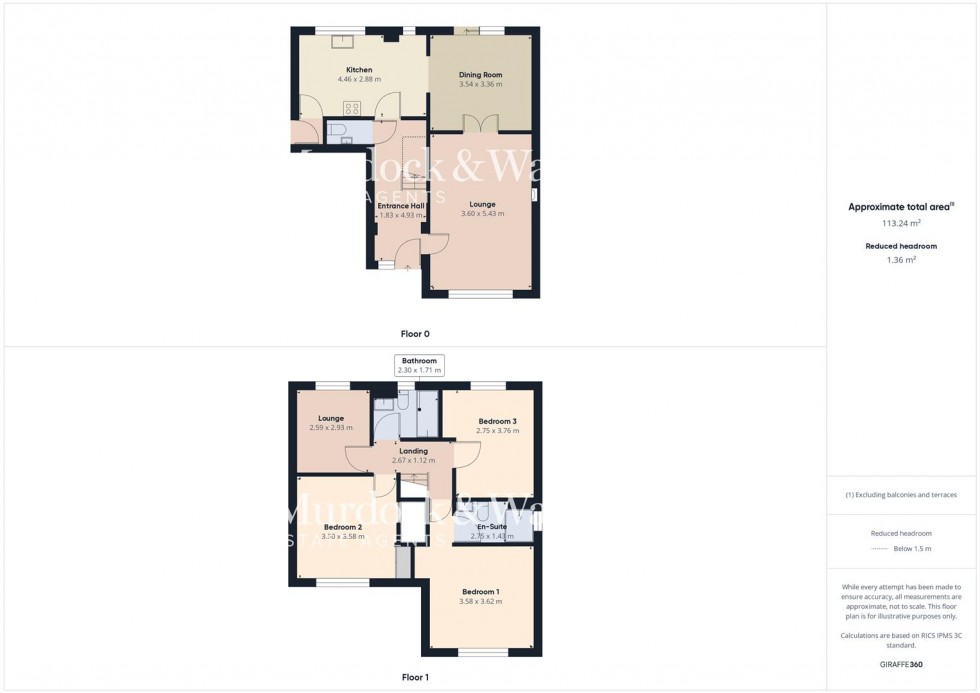 Floorplan for Chislet Way, Tuffley, Gloucester