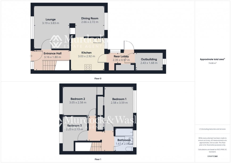 Floorplan for Redwell Road, Matson, Gloucester