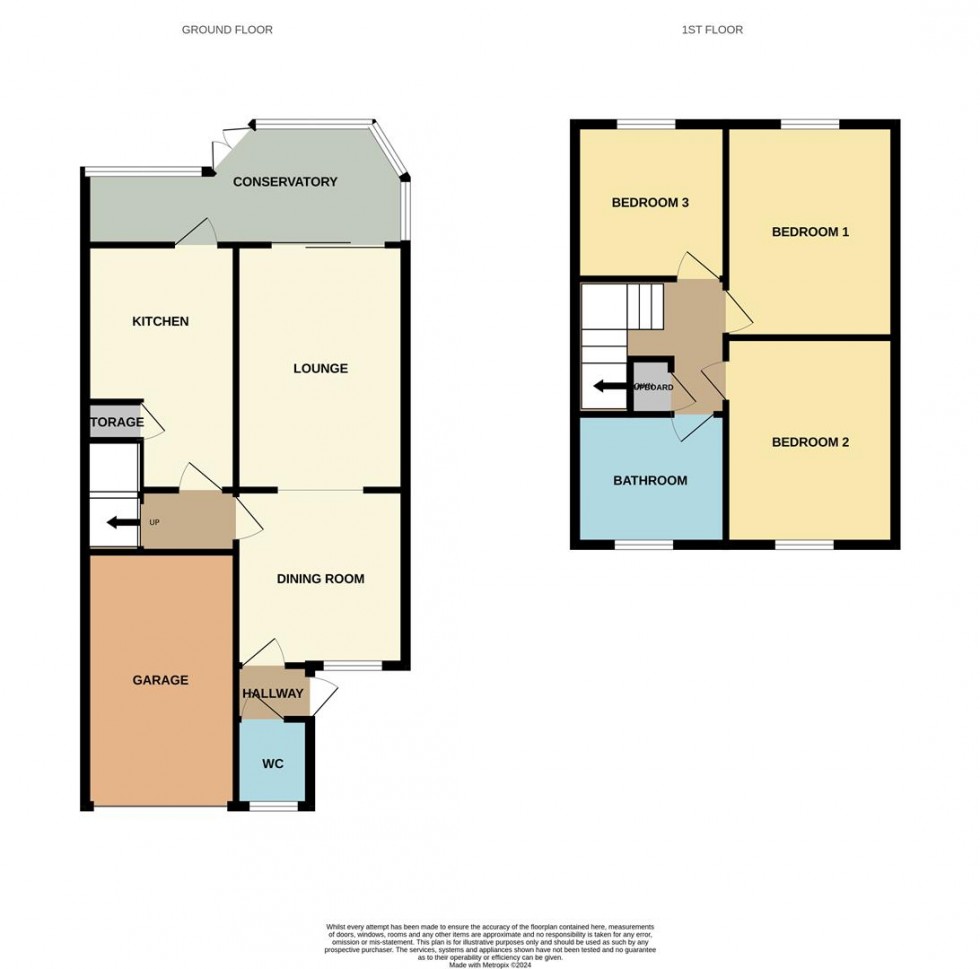 Floorplan for Brionne Way, Longlevens, Gloucester