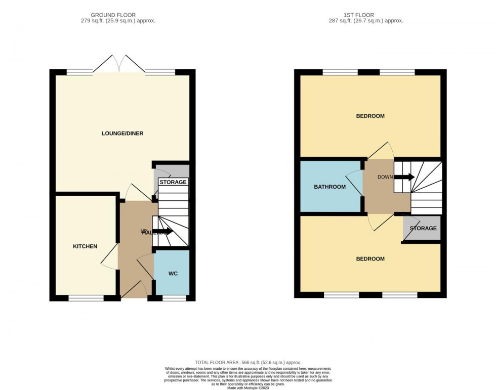 Floorplan for Peregrine Road, Brockworth, Gloucester