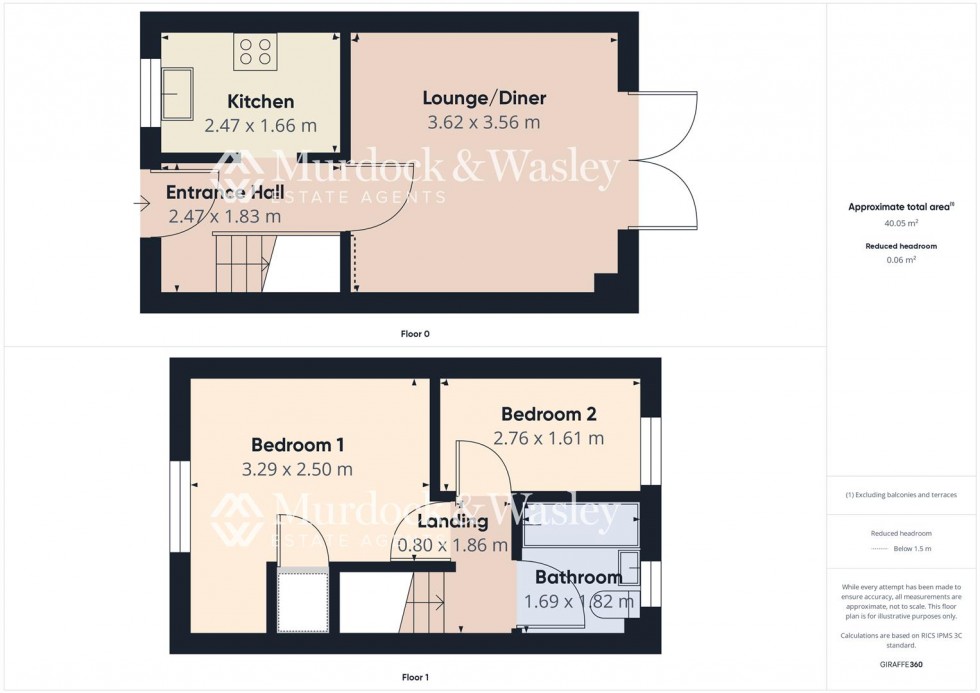 Floorplan for Katherine Close, Churchdown, Gloucester