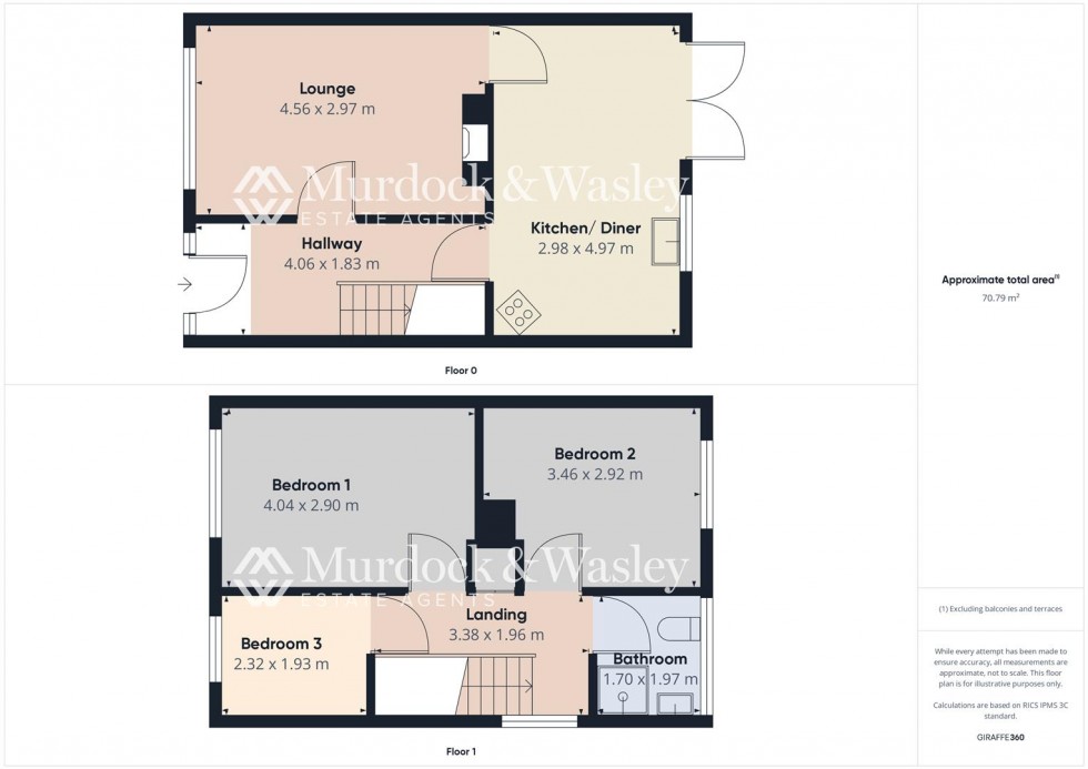 Floorplan for Moorfield Road, Brockworth, Gloucester