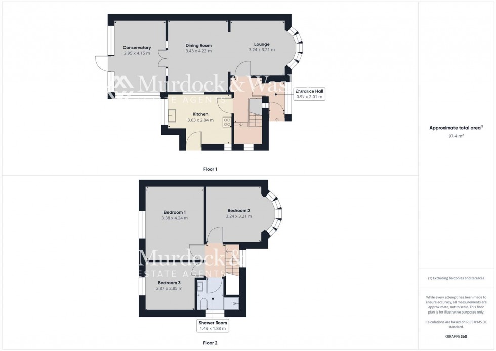 Floorplan for Southfield Road, Gloucester