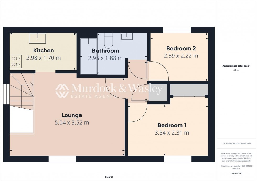 Floorplan for Streamside, Tuffley, Gloucester