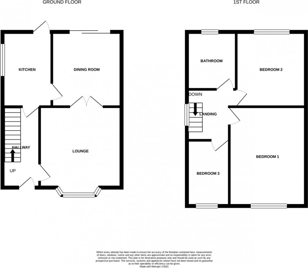 Floorplan for Lavington Drive, Longlevens, Gloucester