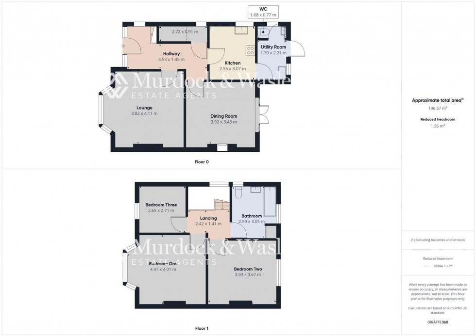 Floorplan for Stroud Road, Gloucester