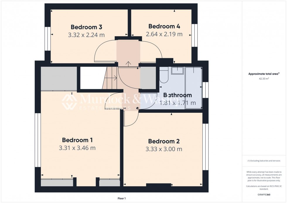 Floorplan for Beechcroft Road, Longlevens, Gloucester