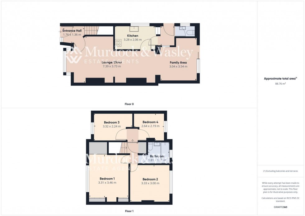 Floorplan for Beechcroft Road, Longlevens, Gloucester