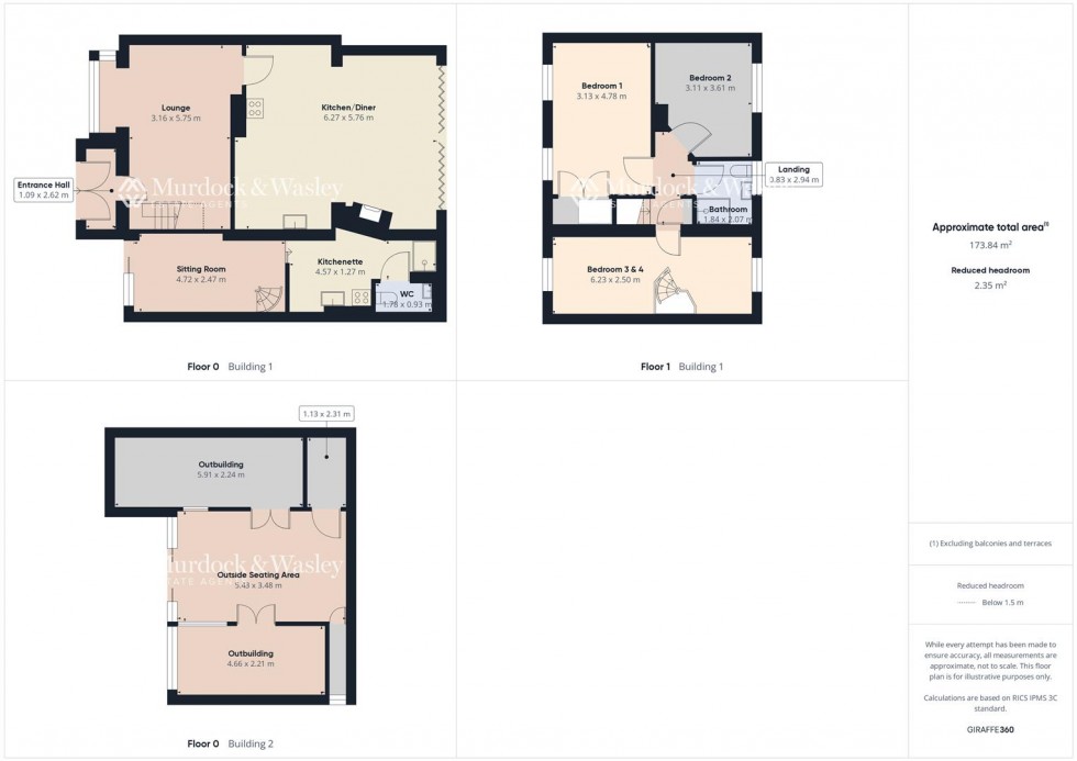 Floorplan for Elmleaze, Longlevens, Gloucester