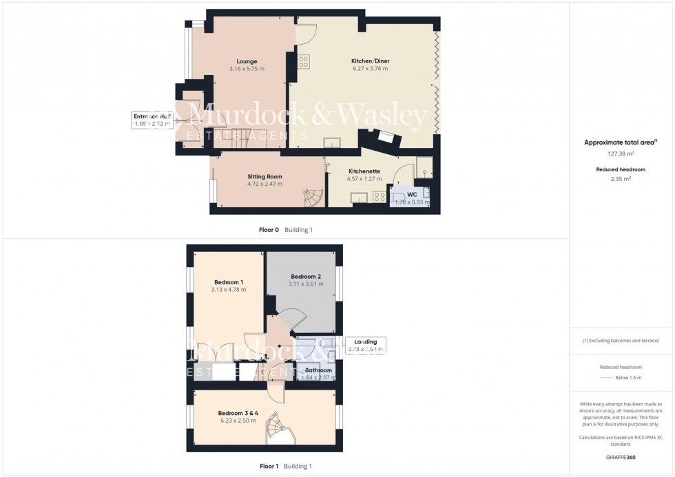 Floorplan for Elmleaze, Longlevens, Gloucester