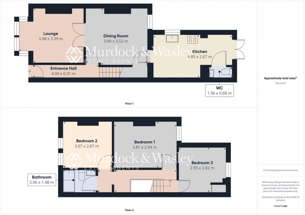 Floorplan for Paygrove Lane, Longlevens