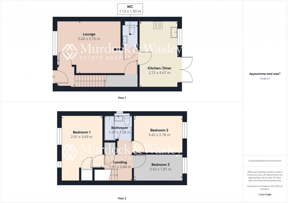 Floorplan for Longstone Avenue, Longford, Gloucester