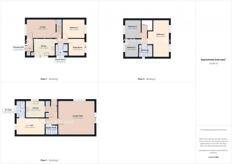 Floorplan for Semi-Detached House with Detached Bungalow