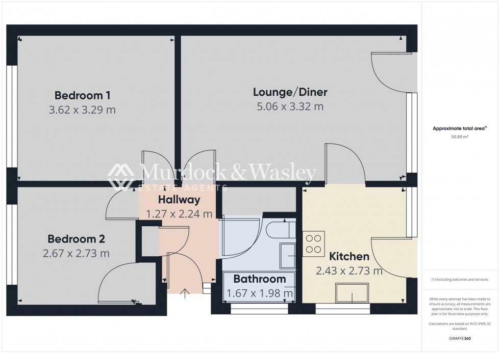 Floorplan for Arundel Close, Tuffley, Gloucester