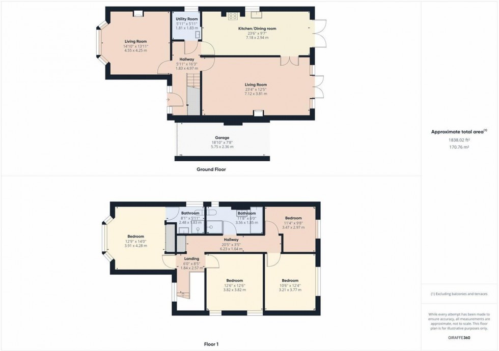 Floorplan for Barnwood Avenue, Gloucester