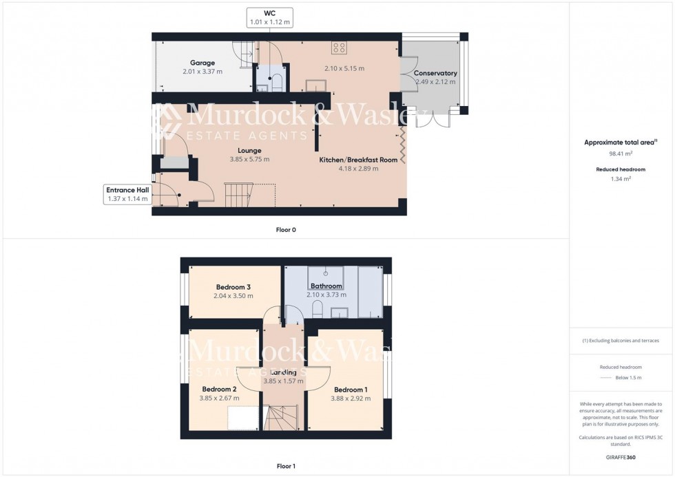 Floorplan for Myrtle Close, Robinswood, Gloucester