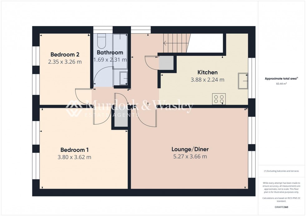 Floorplan for Hillfield Court Road, Gloucester