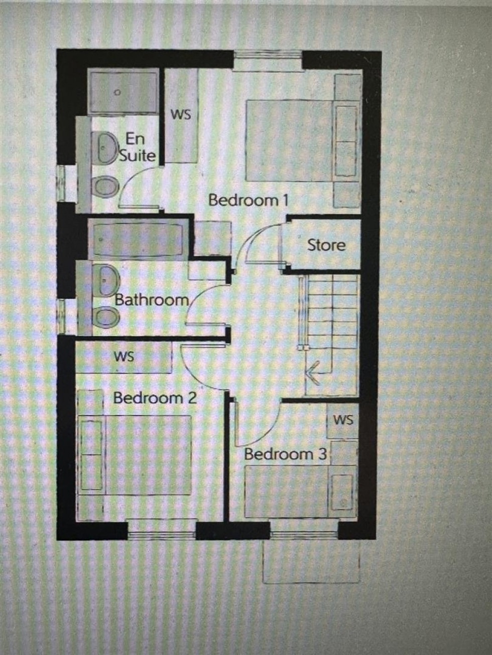 Floorplan for Milliner Crescent, Churchdown, Gloucester