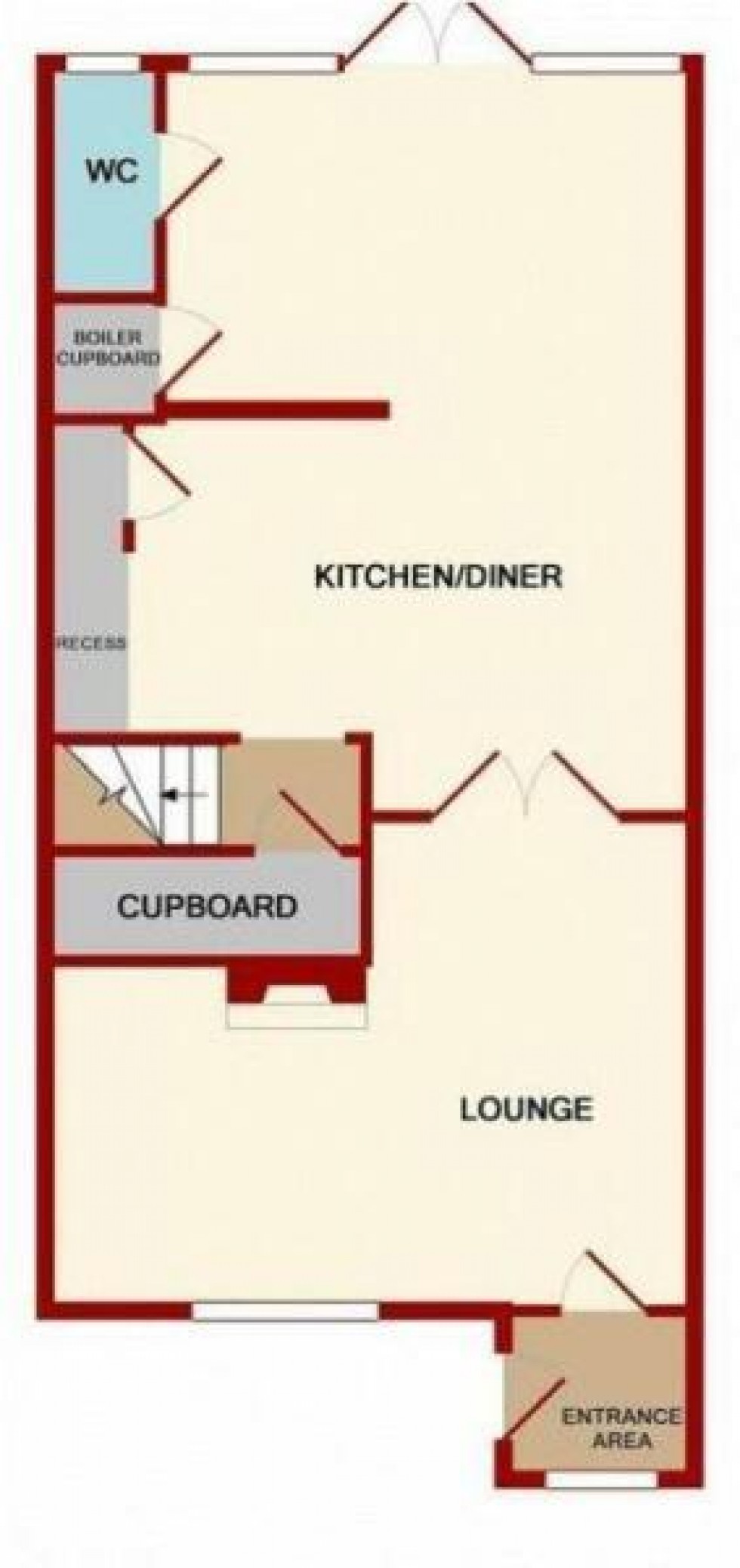 Floorplan for Windsor Drive, Tuffley, Gloucester