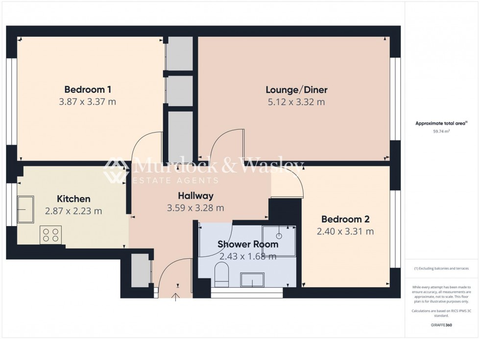 Floorplan for Malet Close, Longlevens, Gloucester