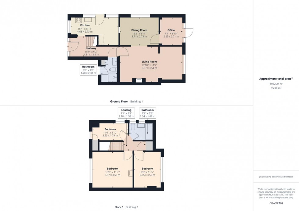 Floorplan for Martindale Road, Churchdown, Gloucester