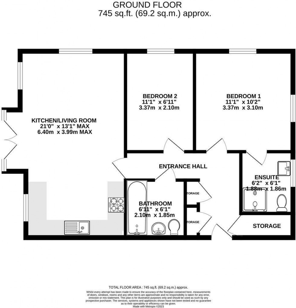 Floorplan for Millstone Way, Gloucester