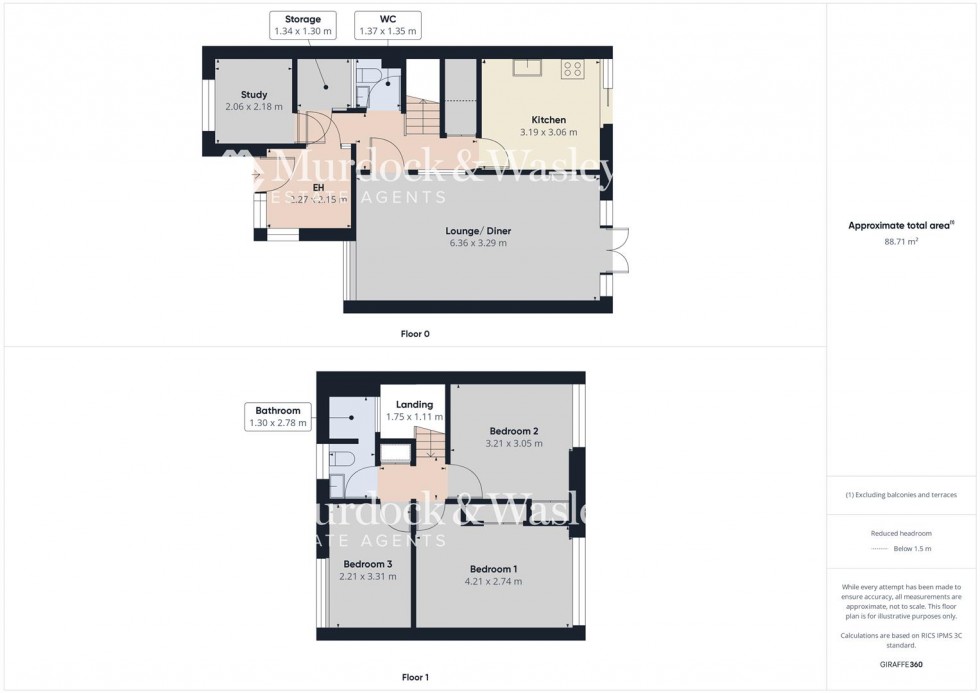 Floorplan for Grove Road, Churchdown