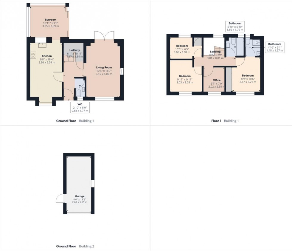 Floorplan for Stevans Close, Longford, Gloucester