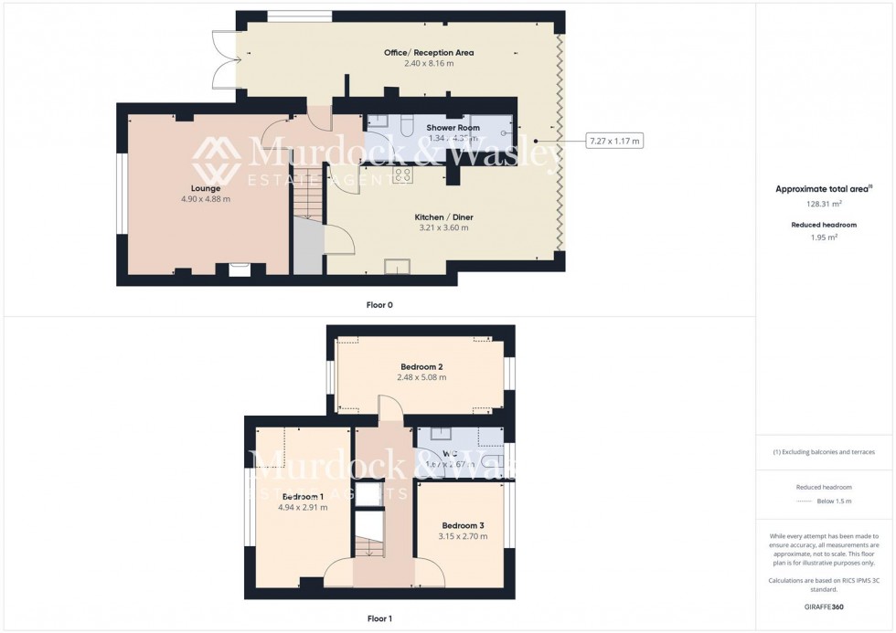 Floorplan for Burleigh Croft, Hucclecote, Gloucester