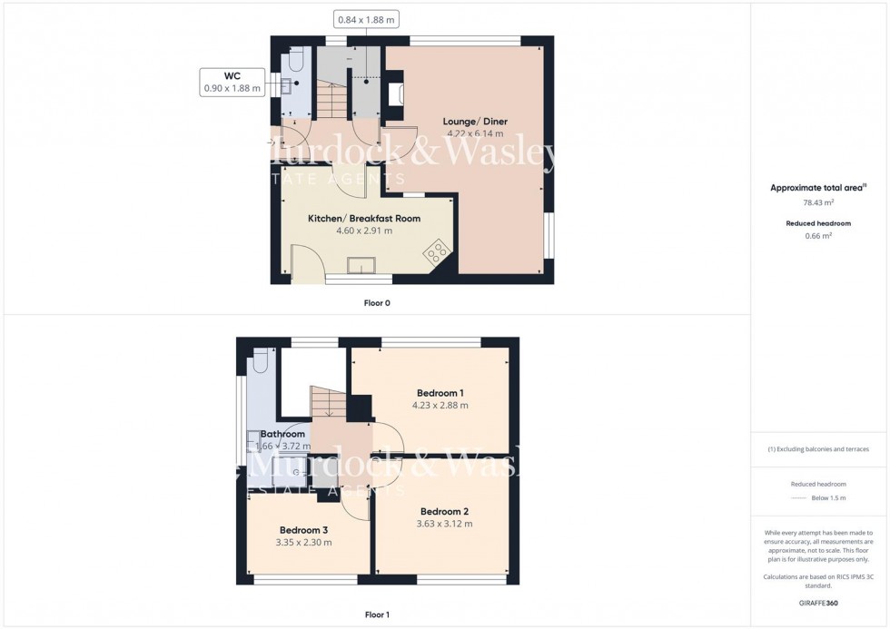 Floorplan for Cleeve Rise, Newent