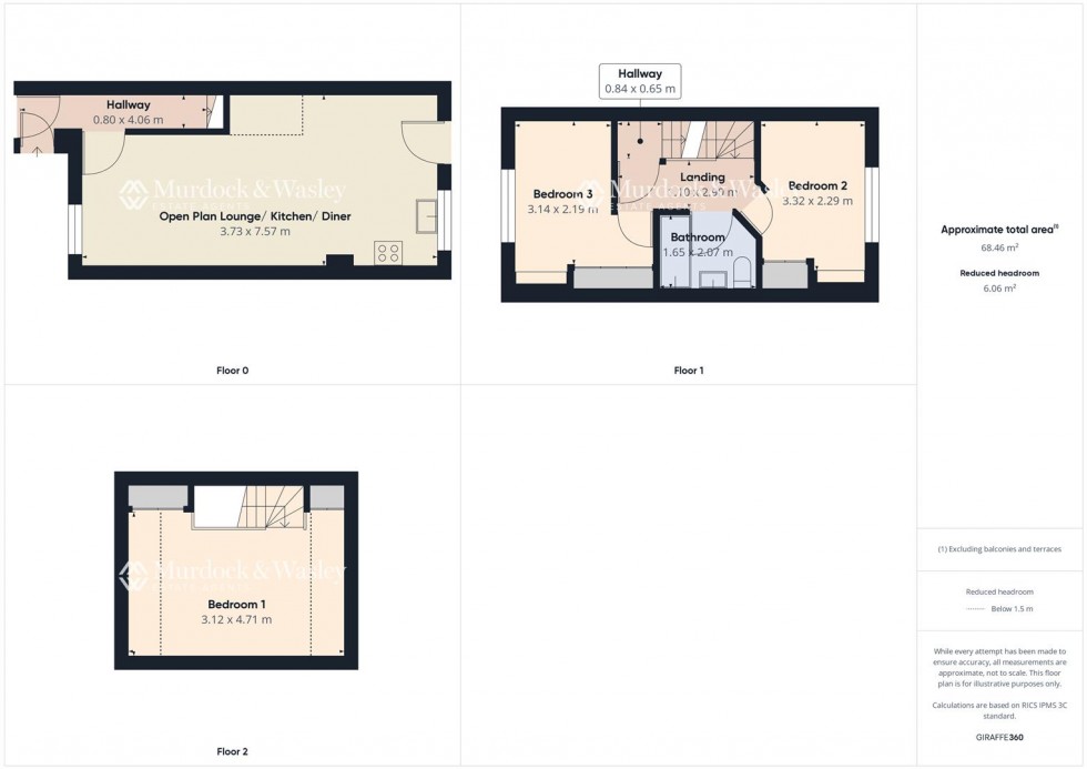 Floorplan for Dovedale Close, Hardwicke, Gloucester