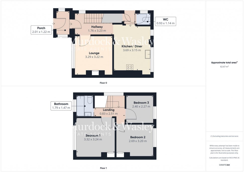 Floorplan for Hartland Road, Gloucester