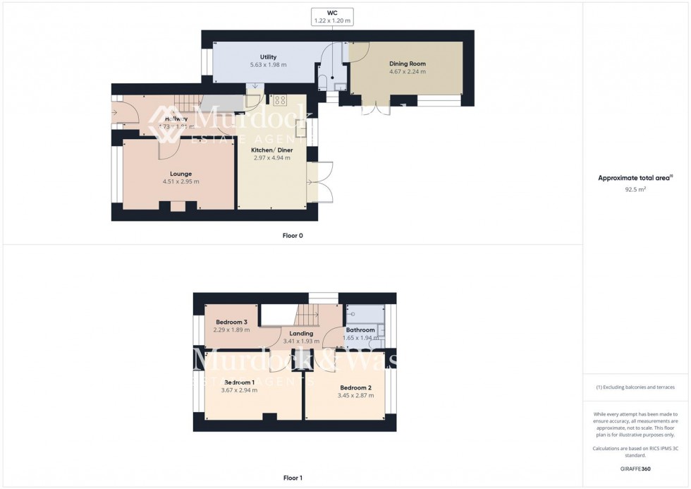 Floorplan for Moorfield Road, Brockworth, Gloucester