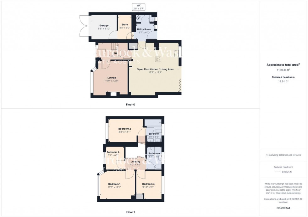 Floorplan for Park Avenue, Longlevens, Gloucester