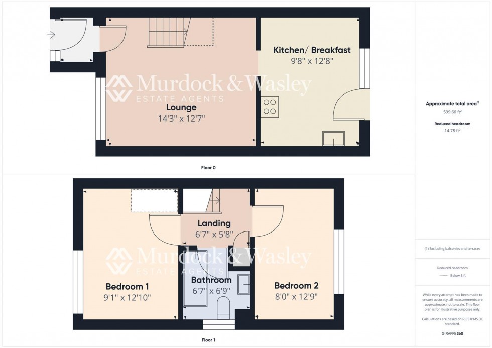 Floorplan for Myrtle Close, Robinswood, Gloucester