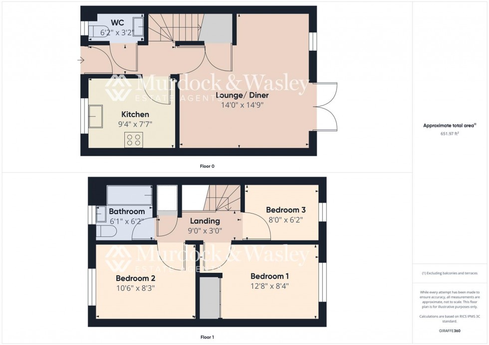 Floorplan for Stanbury Mews, Hucclecote, Gloucester